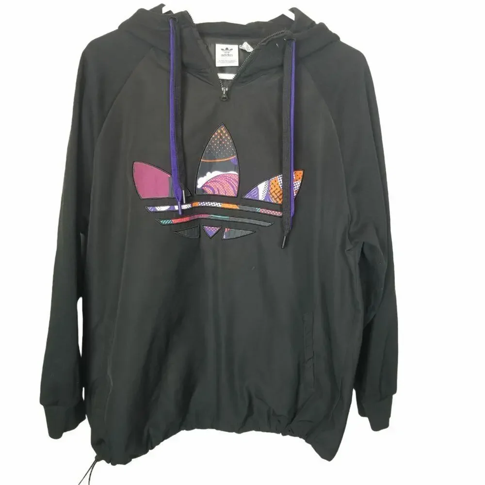 Adidas Mens 1/4 Zip Hoodie Sweatshirt M Sports Active Athletic Chinese New Year